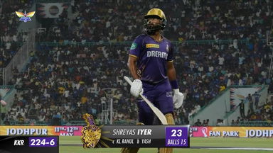 M54: LSG vs KKR – Shreyas Iyer Wicket