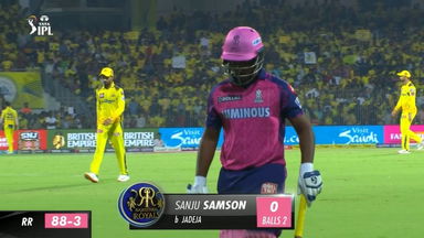M17: CSK vs RR –  Sanju Samson Wicket