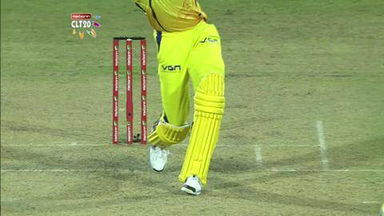 M20: CSK vs T&T –  Jason Holder c Simmons b Emrit