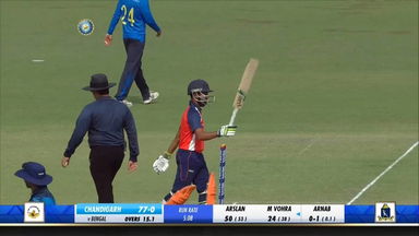 Arslan Khan's solid 88 (95) vs Bengal