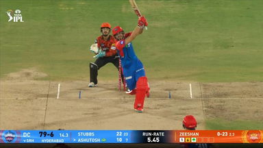 IPL 2025 M55: SRH vs DC - Ashutosh Sharma Six