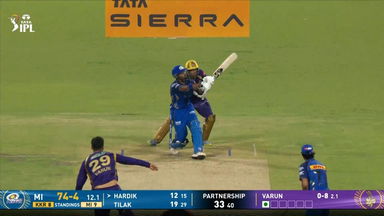 IPL 2026 M65: KKR vs MI - Hardik Pandya Six