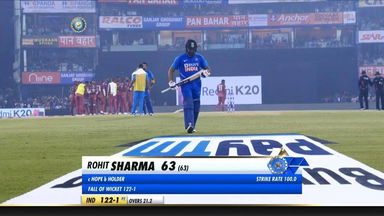IND vs WI 2019, 3rd ODI: Rohit Sharma Wicket