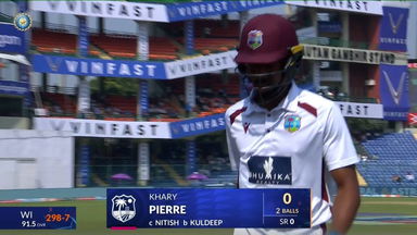 IND vs WI 2025, 2nd Test: Khary Pierre Wicket