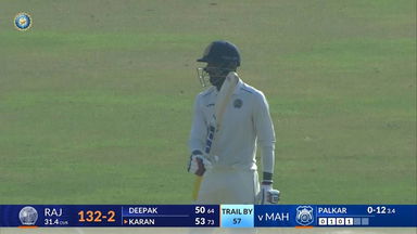 Ranji Trophy 2023/24, Rajasthan vs Maharashtra: Captain Deepak Hooda's crucial 63(107)
