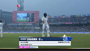 IND vs BAN 2019, 2nd Test, Day 2: Ishant Sharma Wicket