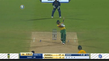 IND vs SA 2022, 3RD T20I: Keshav MaharajSix