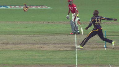 M32: KKR vs KXIP – David Miller Wicket