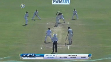 IND vs ENG 2016 - 1st Test, day 4 : Ravindra Jadeja six