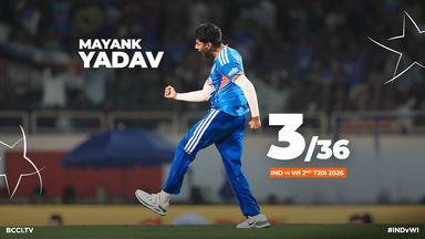 Power of pace: Mayank Yadav's fiery 3/36