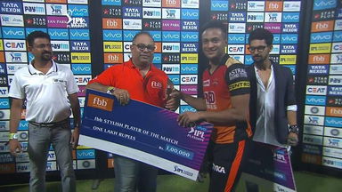 Q2: SRH vs KKR – fbb Stylish player of the match – Shakib Al Hasan