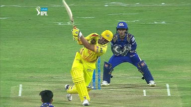 M27: CSK vs MI –  Suresh Raina Six