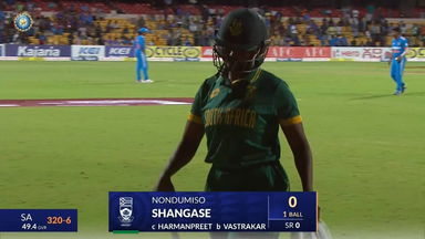 IND-W vs SA-W 2024, 2nd ODI: Nondumiso Shangase Wicket