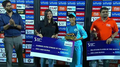 M03: Supernovas vs Velocity – Harrier Super Striker of the Match – Jemimah Rodrigues