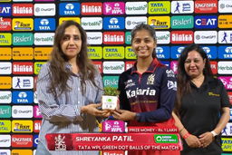 TATA WPL Green Dot Balls of the Match: Match 9, Royal Challengers Bengaluru vs Gujarat Giants, WPL 2026: Shreyanka Patil