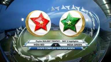 Duleep Trophy 2016-17: India Red vs India Green - Day 2 highlights
