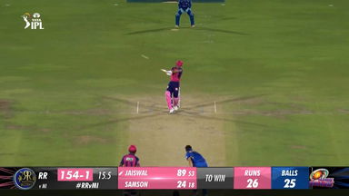 M38: RR vs MI – Yashasvi Jaiswal Six