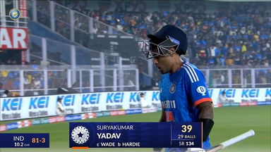 IND vs AUS 2023-24, 3RD T20I: Suryakumar Yadav Wicket