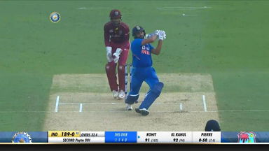 IND vs WI 2019, 2nd ODI: Rohit Sharma Six