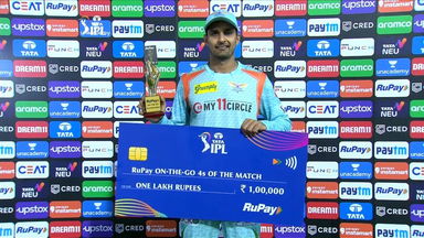 M04: GT vs LSG – RuPay On-The-Go 4s of the Match – Deepak Hooda