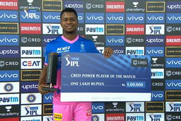 M43: RR vs RCB  – CRED Power Player of the Match – Evin Lewis