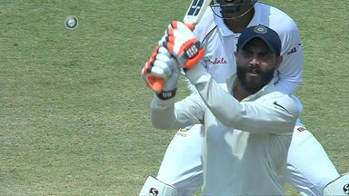 IND vs WI 2018, 1st Test Day 2: Ravindra Jadeja Six