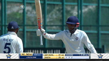 Duleep Trophy 2022 Final: Het Patel's solid 98