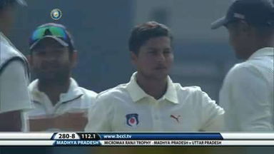 Ranji Trophy 2014-15: MP v UP, Kuldeep Yadav's 4-wicket haul