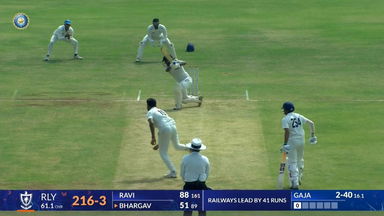 Ranji Trophy 2025-26, Gujarat vs Railways: Captain Bhargav Merai shines with the bat too with 55(92)