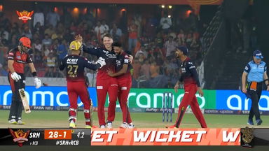 M65: SRH vs RCB – Fall of Wickets