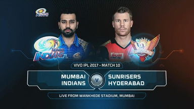 IPL 2017 M10: MI vs SRH  – Match Highlights