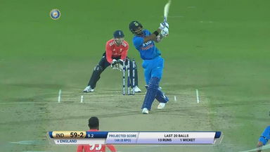 IND vs ENG 2017, 2nd T20I : KL Rahul Six