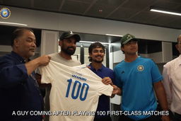 100th first class match. 100 reasons to smile: A tribute to Shami