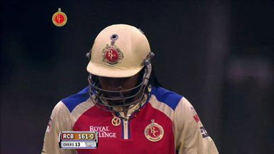 M31: RCB vs PWI – Chris Gayle Six