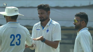 Ranji Trophy 2025-26 QF2, Madhya Pradesh vs J & K: J & K 1st Innings Fall of Wickets