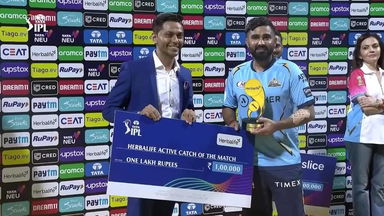 M57: MI vs GT – Herbalife Active Catch of the Match – Rahul Tewatia
