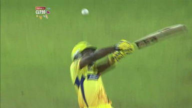 M3: CSK vs TTN –  Dwayne Bravo c Mosehle b Richards