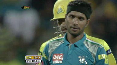 M42: PWI vs CSK – MS Dhoni Six