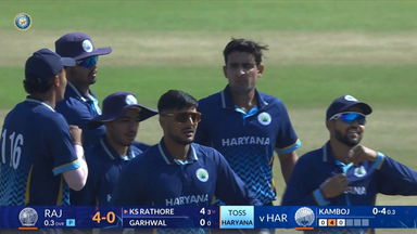 SMAT 2025, Haryana vs Rajasthan: Fall of Wickets
