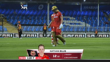 M37: SRH vs PBKS – Nathan Ellis Wicket