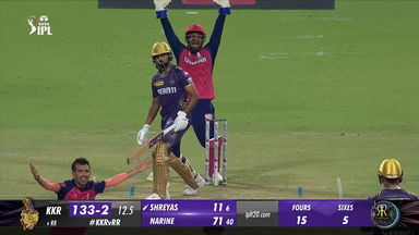 Perfect Reply! Chahal bounces back to dismiss Shreyas