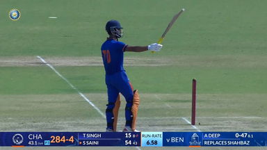 Vijay Hazare Trophy 2025-26, Bengal vs Chandigarh: Sanyam Saini's flamboyant knock of 67(54)