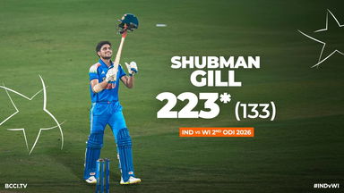 Captain Shubman Gill's Majestic 223* (133)