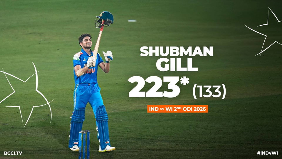 Captain Shubman Gill's Majestic 223* (133)