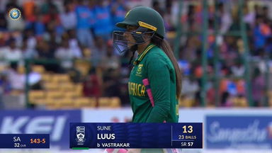 IND-W vs SA-W 2024, 3rd ODI: Sune Luus Wicket
