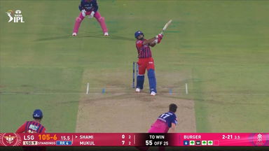 IPL 2026 M32: LSG vs RR - Mohammad Shami Six