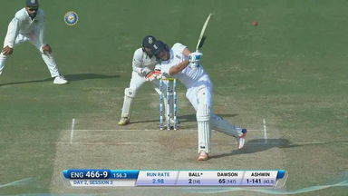 IND vs ENG 2016 - 5th Test day 2 : Jake Ball Six