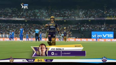 M26: KKR vs DC – Joe Denly Wicket