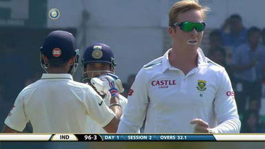 3rd Test : IND vs SA  – Ajinkya Rahane Six