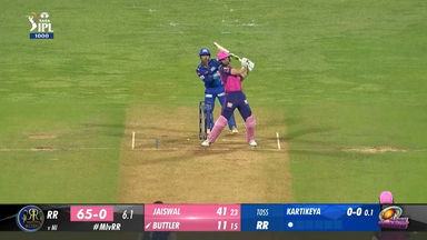M42: MI vs RR –  Jos Buttler  Six